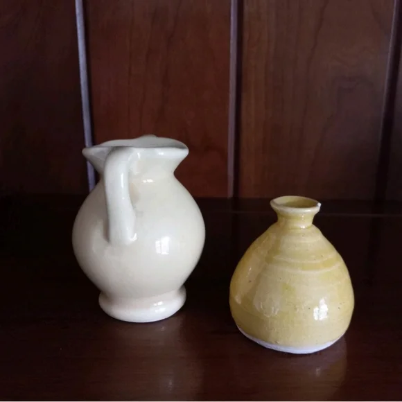 Handmade Multicolor Pottery Mini Vase Mixed Lot Mokiware Clay Ceramic - Picture 9 of 16